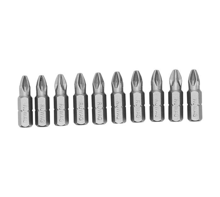 Ruwag No.2 Professional Power Pozi Bit Set (10 Piece)