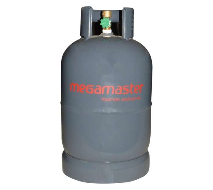 Megamaster Empty Gas Cylinder - Grey (5kg)