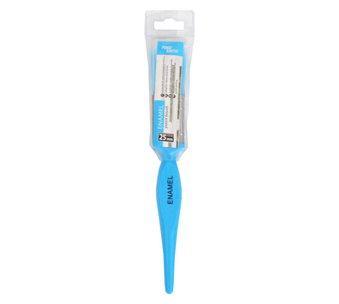 Fired Earth Enamel Paint Brush - Blue (25mm)