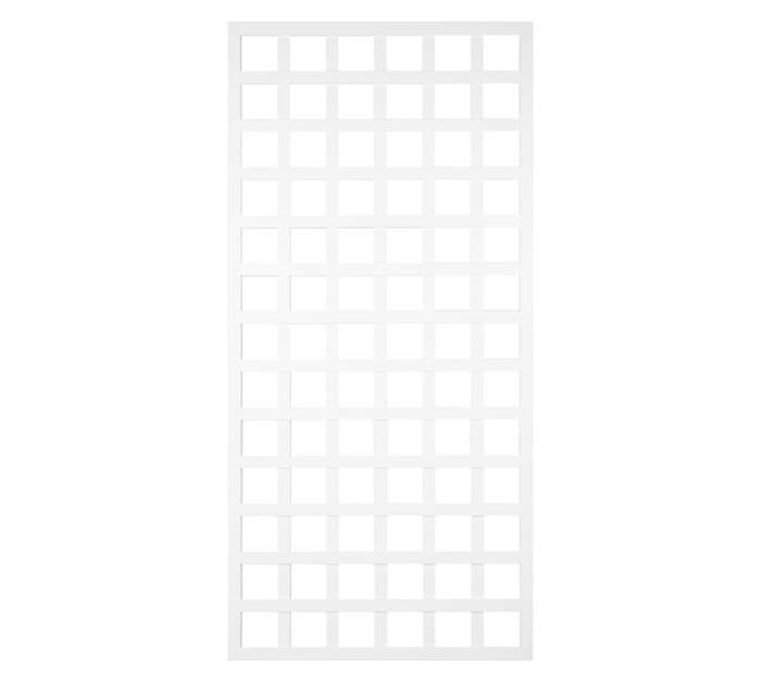 Lattice Square UPVC Panel - White (102 x 900 x 1800mm)