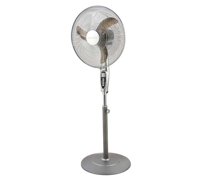 Kenwood IF660 Remote Timer Function Pedestal Fan - Silver (400mm)