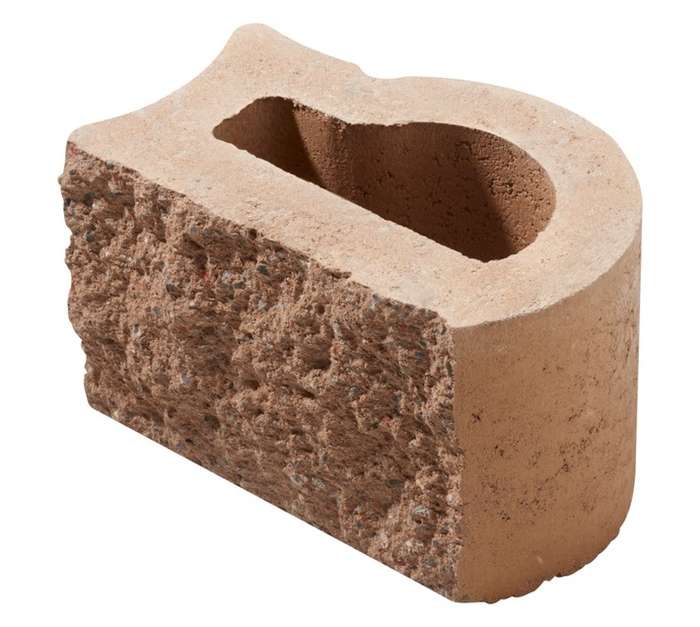 Cape Brick DIY Retaining Wall Block - Sandstone (290 x 190 x 190mm)
