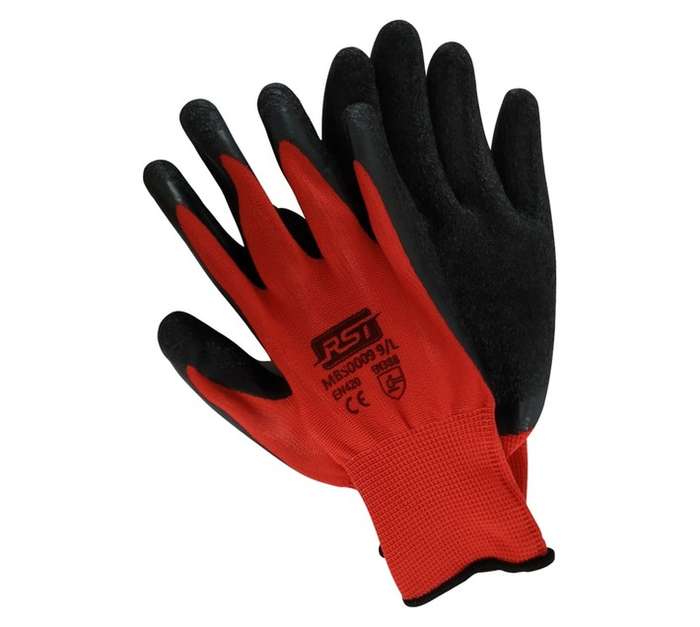 RST MBS0009 Size 10 Crinkle Latex Safety Glove