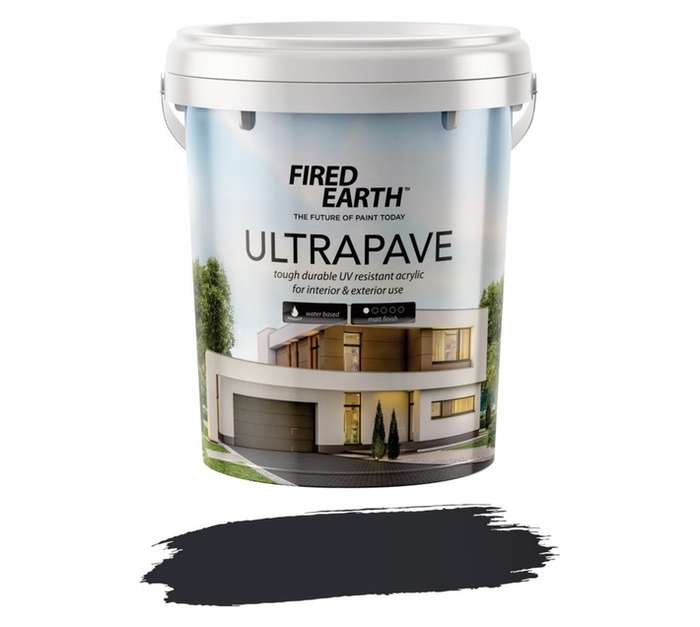 Fired Earth Ultra Pave - Black (20L)