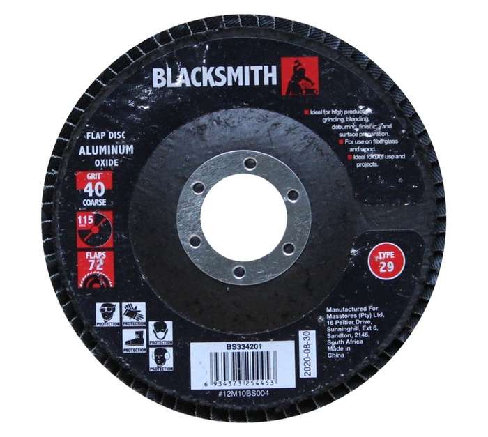 Blacksmith Alu Oxide 72f Flap Disc 40 Grit