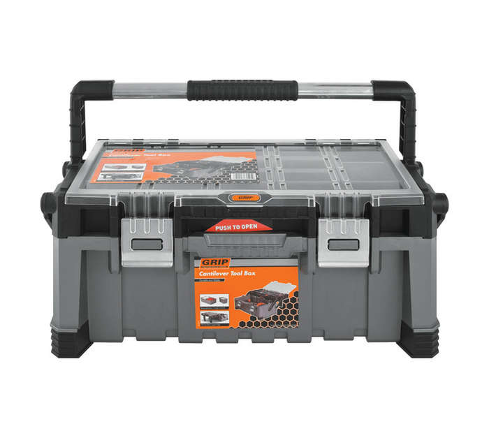 Keter Cantilever Combo Toolbox 22inch - Black/Red (567 x 314 x 245mm)