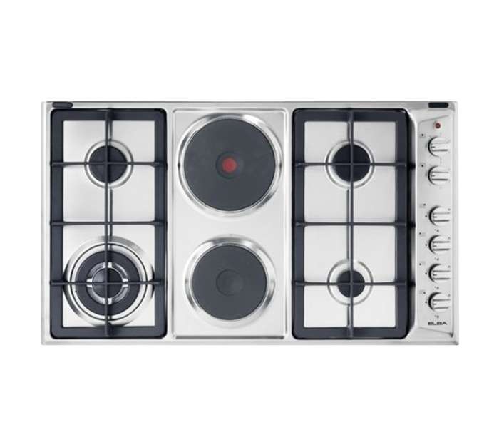 Elba 4 Gas Burner 2 Plate Electric Hob EE95-420XN