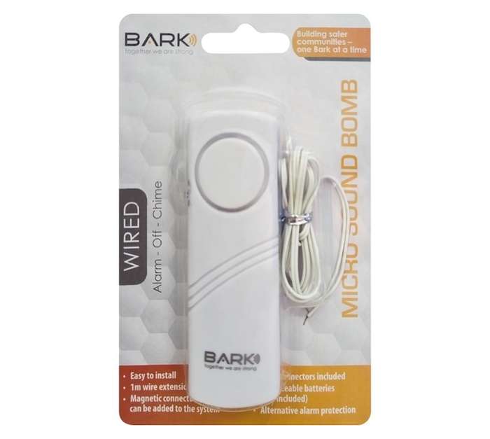 Bark Wired Micro Sound Bomb - White