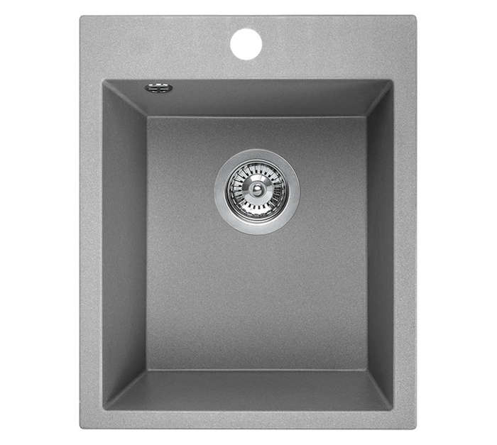 Laveo Chichi 1 Bowl Sink - Grey (390 x 480 x 190mm)