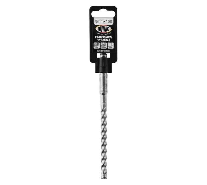 Ruwag 8 x 100 x 160mm SDS ReBar Professional Drill Bit