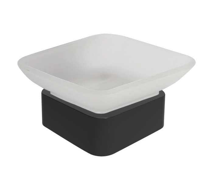 Lusso Ciano Soap Dish - Black
