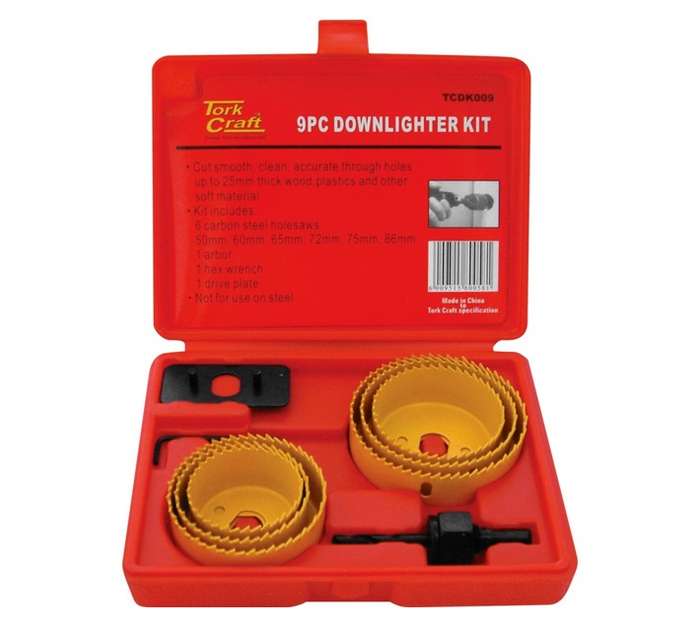Tork Craft 9 x Downlighter Installers Kit
