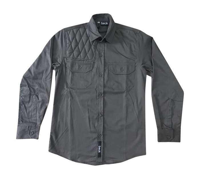 Beck Hunters Cotton Long Sleeve Shirt - Olive (L)