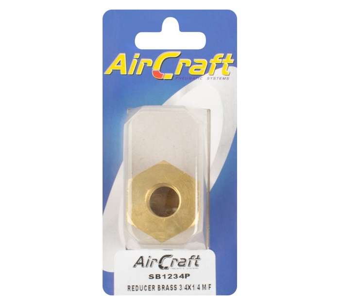 AirCraft Brass Reducing Socket (3/4 x 1/4Inch)