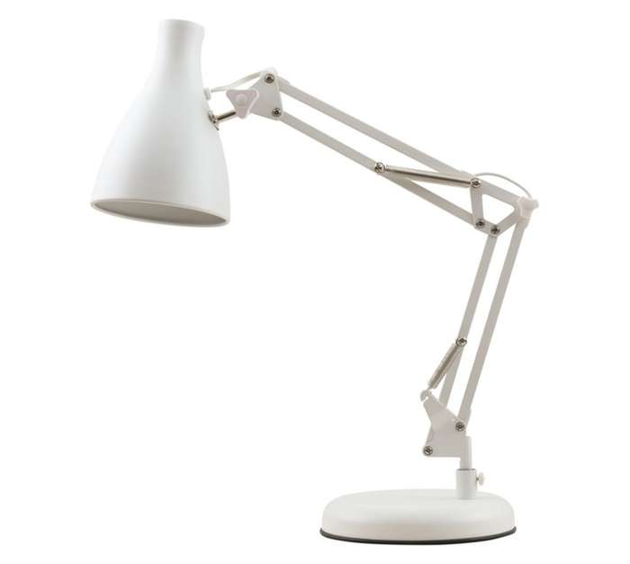 Design House Cantilever Desk Lamp - White