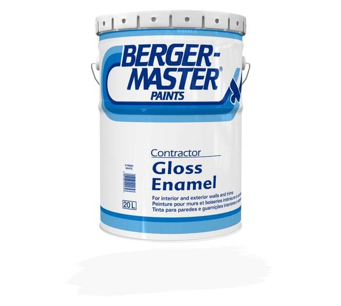 Bergermaster Contractor Gloss Paint - White (20L)