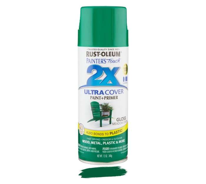 Rust-Oleum Spray Paint Touch 2X Ultra Cover - Gloss Meadow Green (340g)