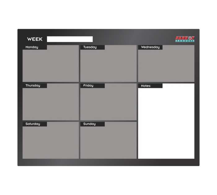 Parrot Products BD7125 Cast Acrylic Weekly Planner (600 x 450mm)