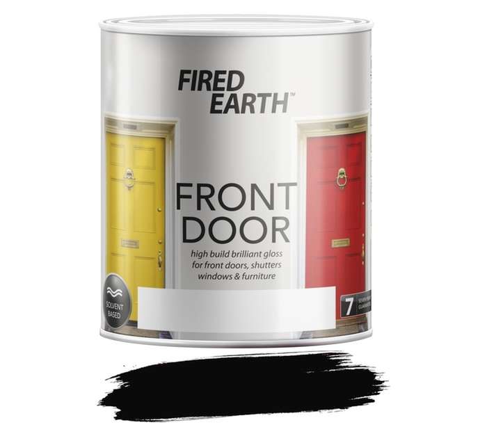 Fired Earth Front Door - Scrape Black (1L)