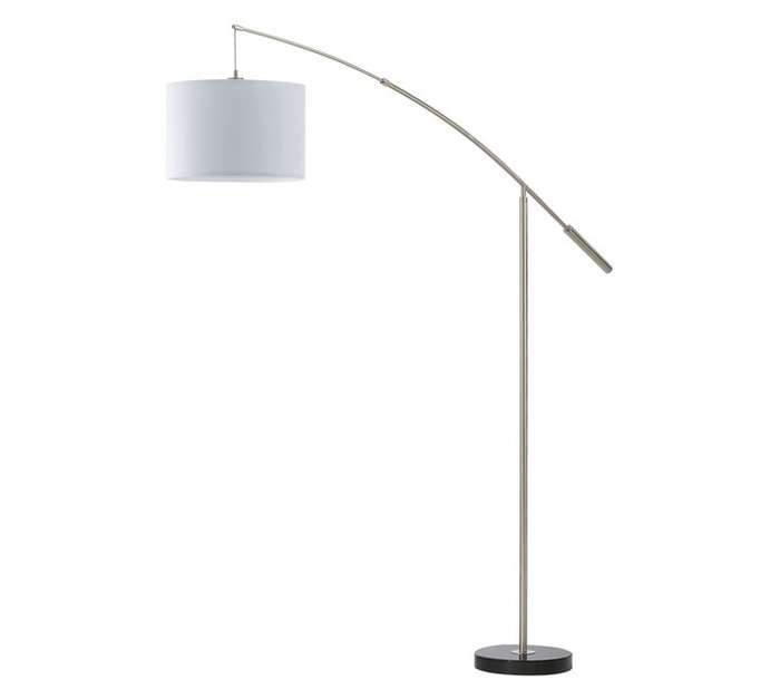 Eurolux FL176 Nadina Floor Lamp - Satin Chrome (1790 x 380 x 1950mm)