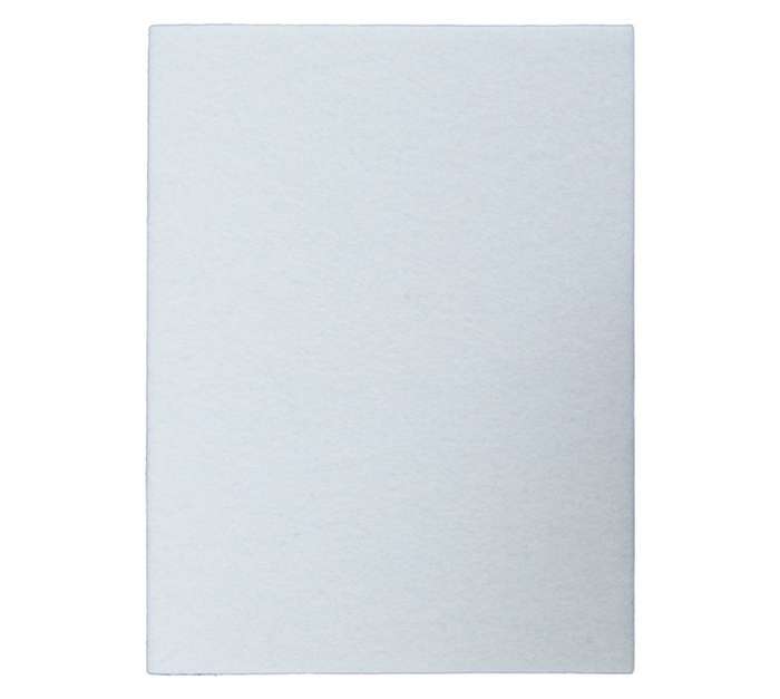 Perma Rectangle Felt Pad - White (150 x 115 x 2.5mm)