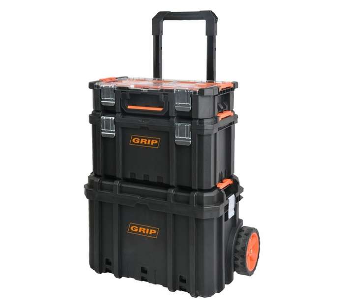 Grip 320382G Rolling Toolbox Set - Black