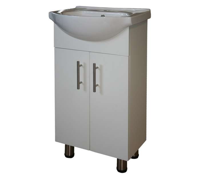 Denver 450 Tiffany Vanity 2 Door Cabinet - White