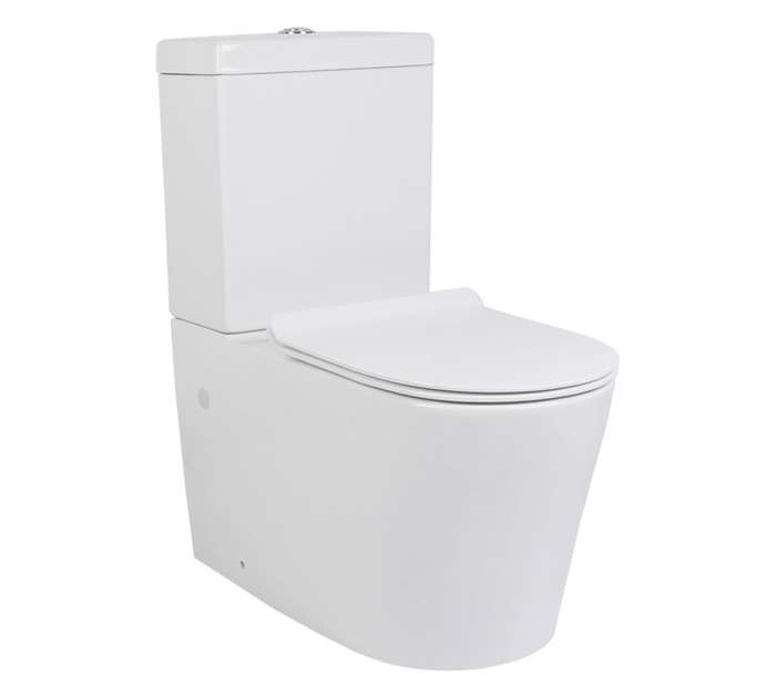 Bijiou Piquant Toilet Suite - White (715 x 360 x 805mm)