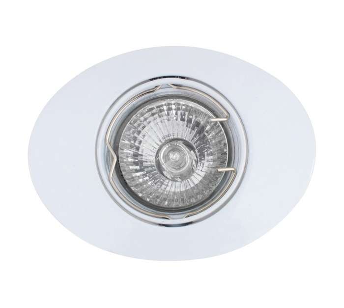 Eurolux D34W Tilt Oval Downlight - White