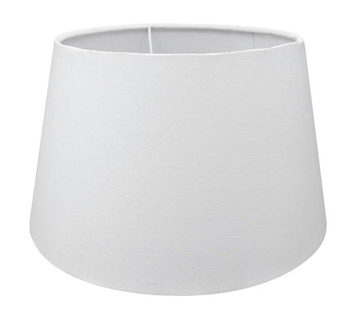 Design House S135C28 Tapered Drum Lampshade - White (260 x 260 x 160mm)