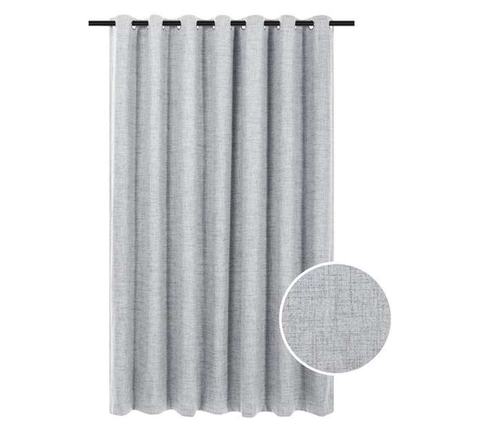 Design House Textured Blockout Eyelet Curtain (2300 x 2230mm)