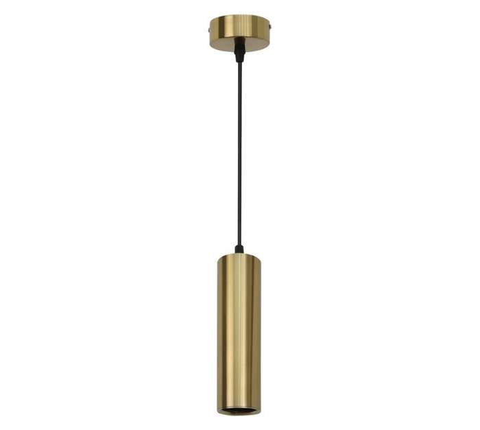 Bright Star Lighting 1 Light Tube Pendant - Satin Brass (50W)