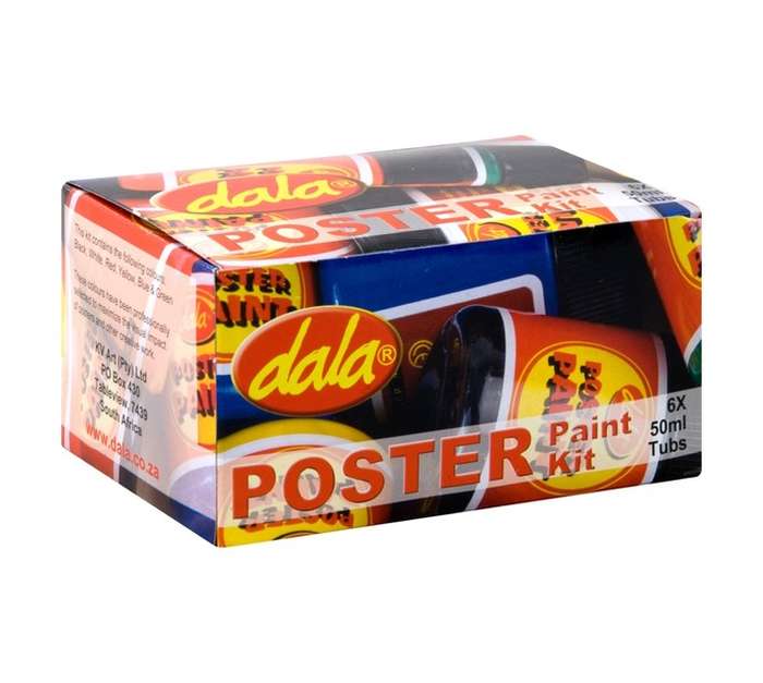 Dala 6 x Poster Paint Kit (50ml)