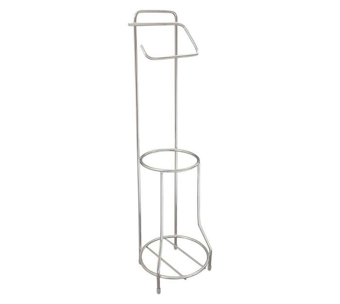 Steelcraft Stainless Steel Toilet Roll Holder Stand (160 x 160 x 605mm)