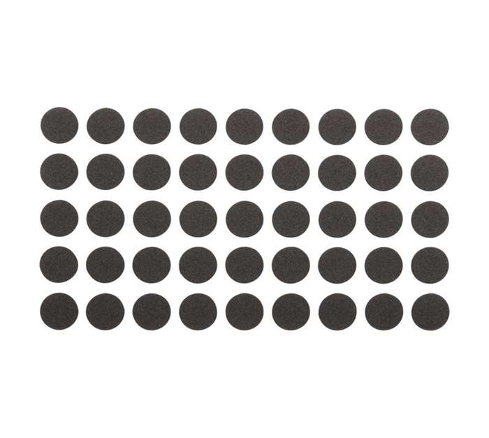 Safe Top Adhesive Non Slip Bumper Round - Black (9 x 2.5mm x 45 Pads)