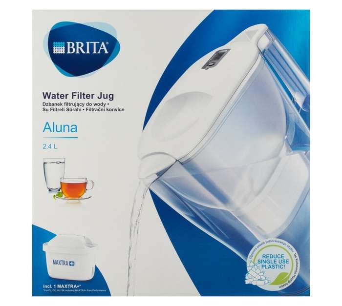 Brita 1008942 Aluna Water Filter Jug - White (2.4L)