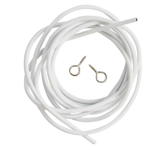 Finishing Touches Stretch Wire - White (Per Meter)