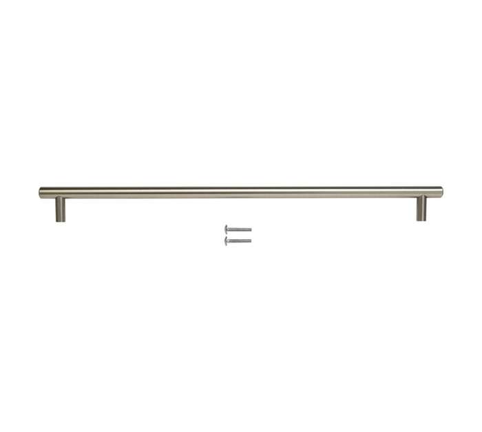 Home and Kitchen Mild Steel Bar Handle - Silver (352mm)