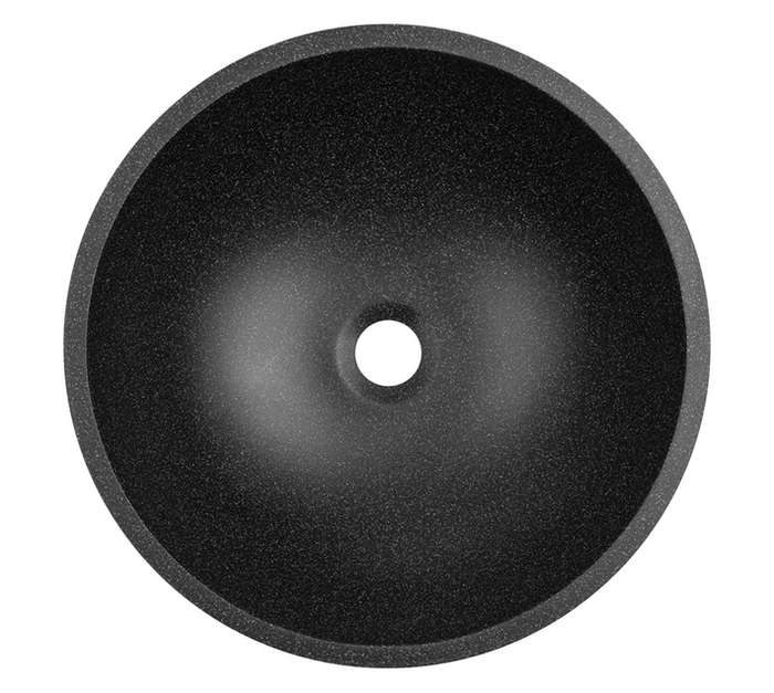 Laveo Amber Granite Washbasin - Grey (410 x 410 x 115mm)