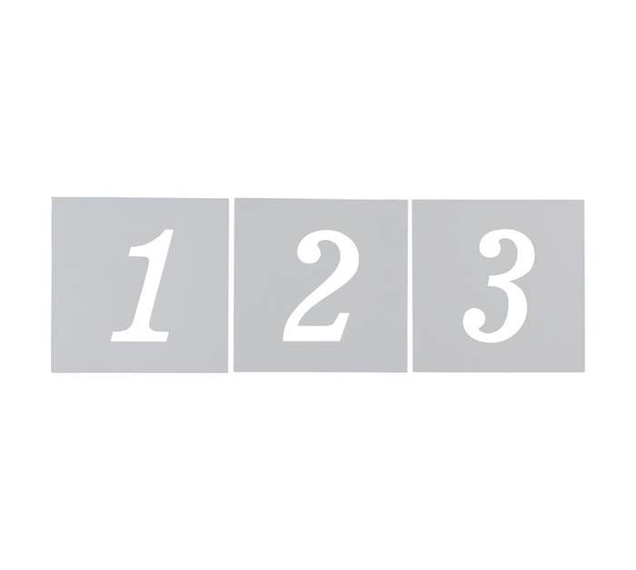 Unlimited 0-9 Number Stencil (90 x 90mm)