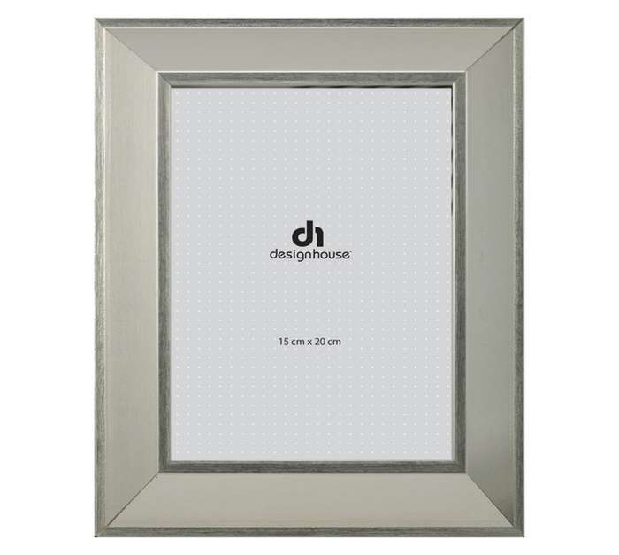 Amber Bay Demi Picture Frame - Silver (200 x 150mm)