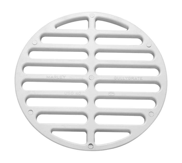 Marley Pipes Underground PVC Gulley Grate Round (190mm)
