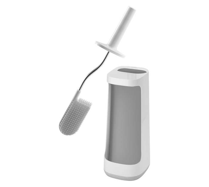 Joseph Joseph Flex Toilet Brush and Holder - Grey (130 x 149 x 457mm)