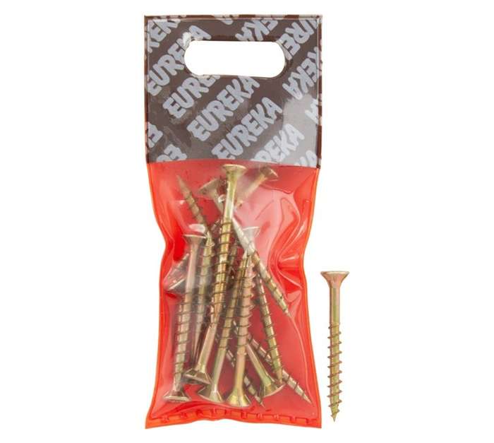 Eureka 1GA70U 4.5 x 45mm Chipboard Smooth Shank (16 Pack)