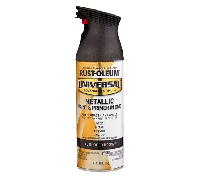 Rust-Oleum Spray Paint Universal Metallic - Oil Rubbed Bronze (312g)