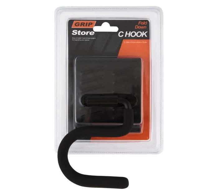 Grip Storage Fold Down C Hook