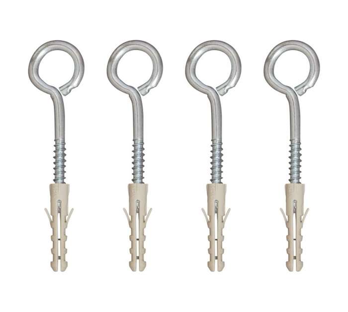 IKA Eye Screw 4mm and Nylon Plug TP (4 Pack)
