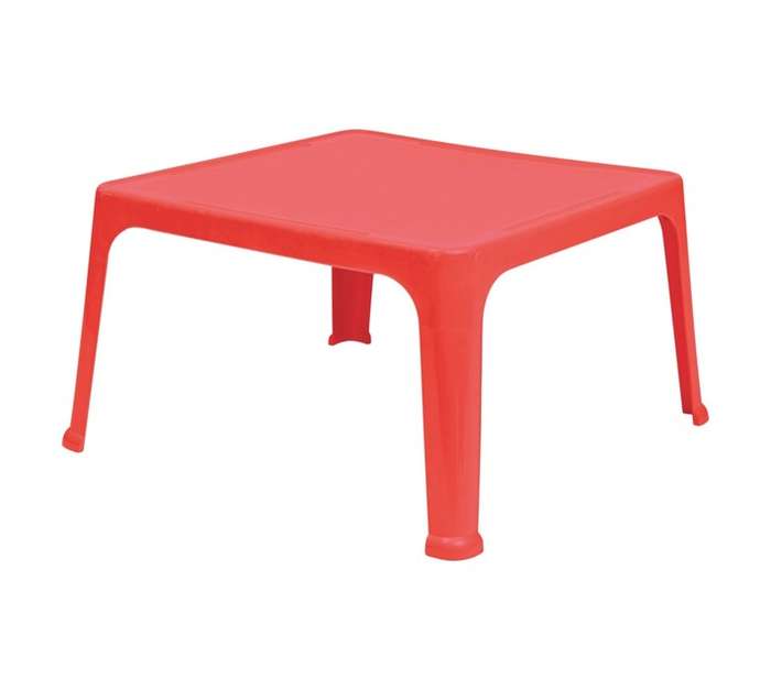 1 x Red kids Plastic Table