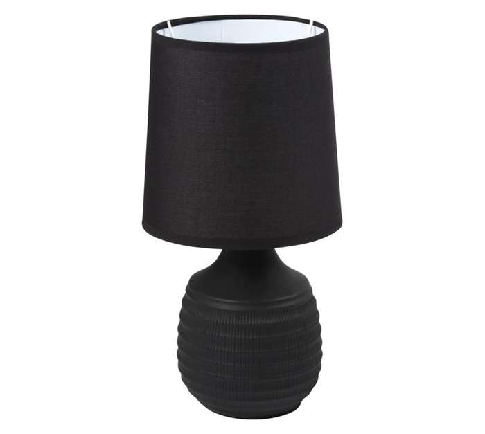 Design House Ceramic Table Lamp - Black