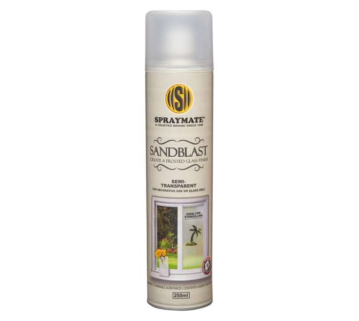 Spraymate Spray Paint Sandblast Mist- Grey (250ml)